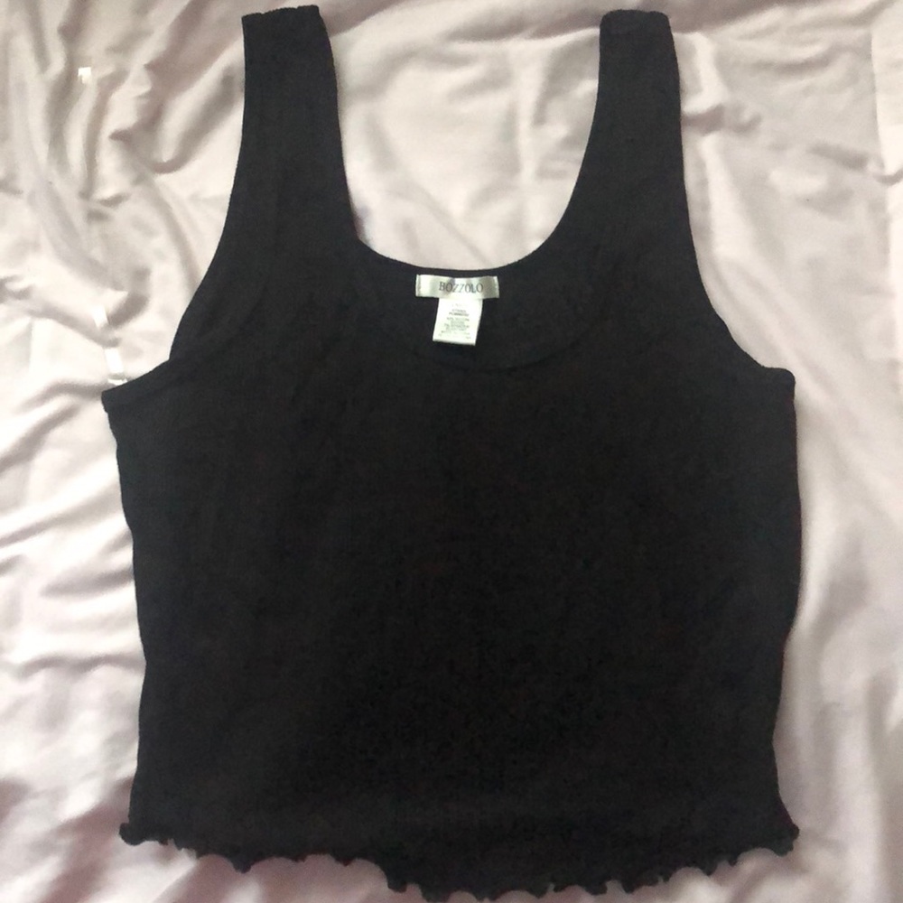 black tank top